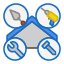 General Construction icon on a transparent background